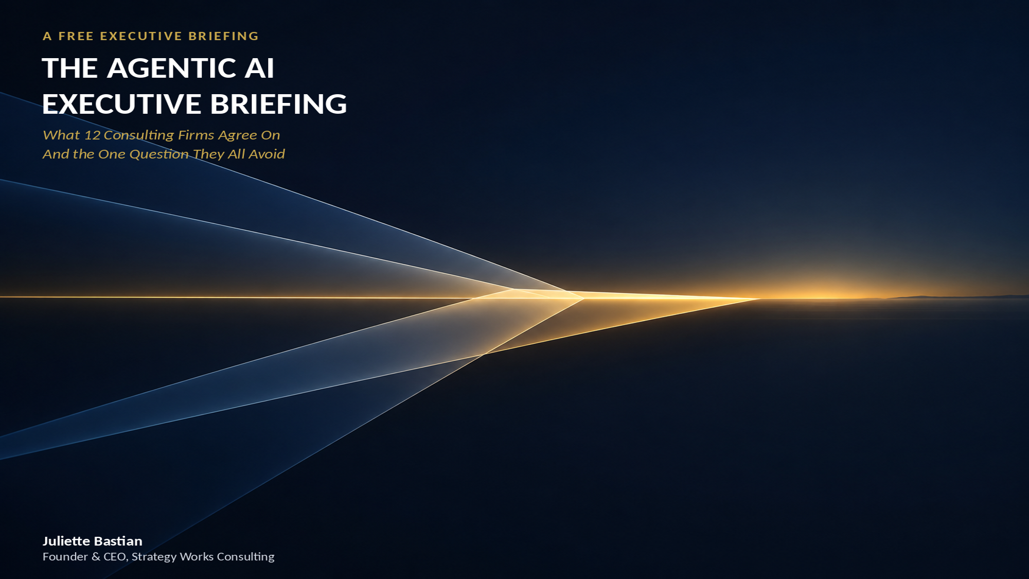 Cover of The Agentic AI Executive Briefing